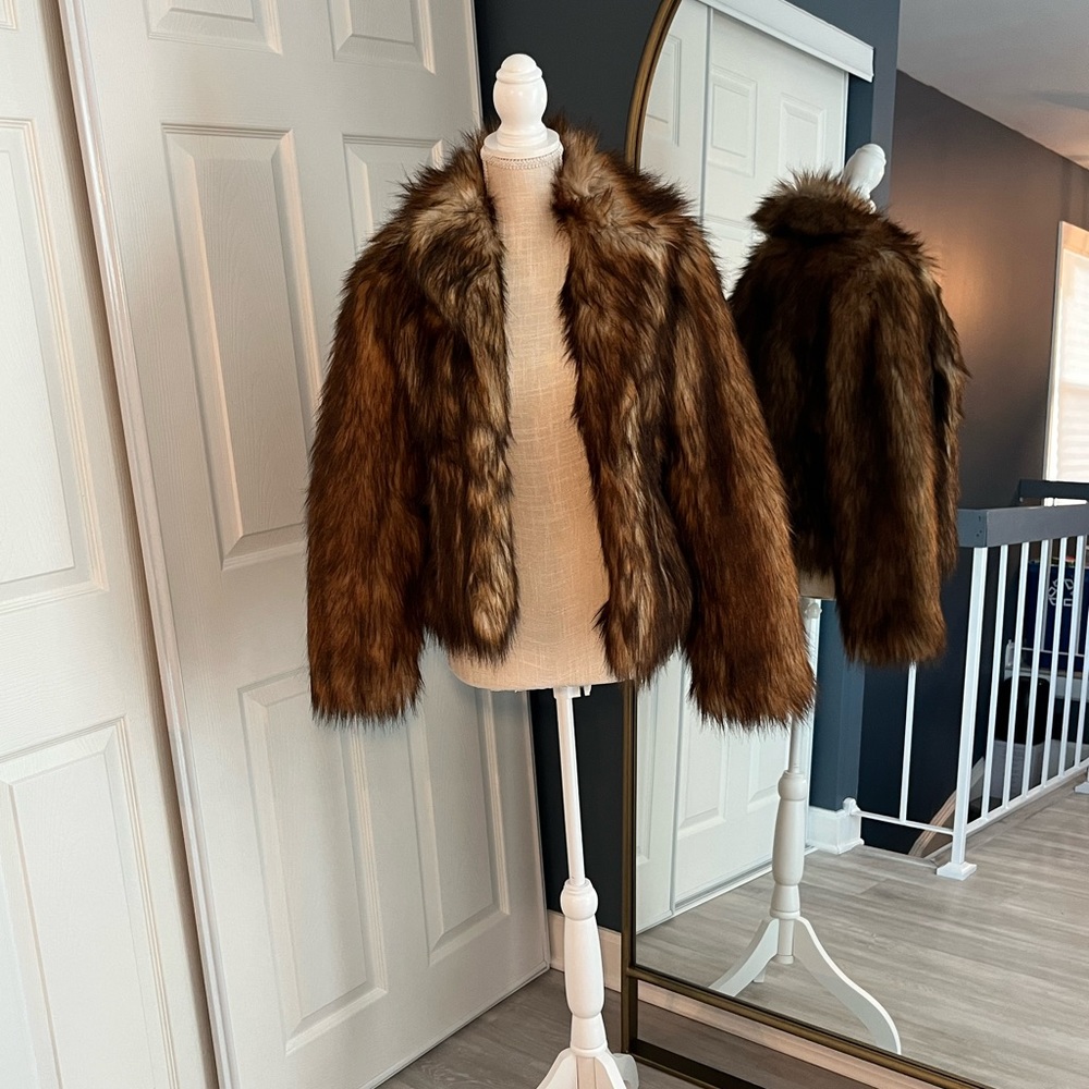 H&M Faux Fur Coat